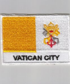 Vatican-city embroidered patches - country flag Vatican-city patches / iron on badges