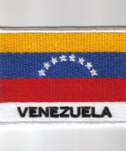Venezuela embroidered patches - country flag Venezuela patches / iron on badges