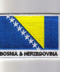 Bosnia embroidered patches - country flag Bosnia patches / iron on badges