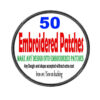 50 Custom Embroidered Patches
