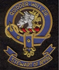 stewart of appin clan crest badge - Quidder Will Zie